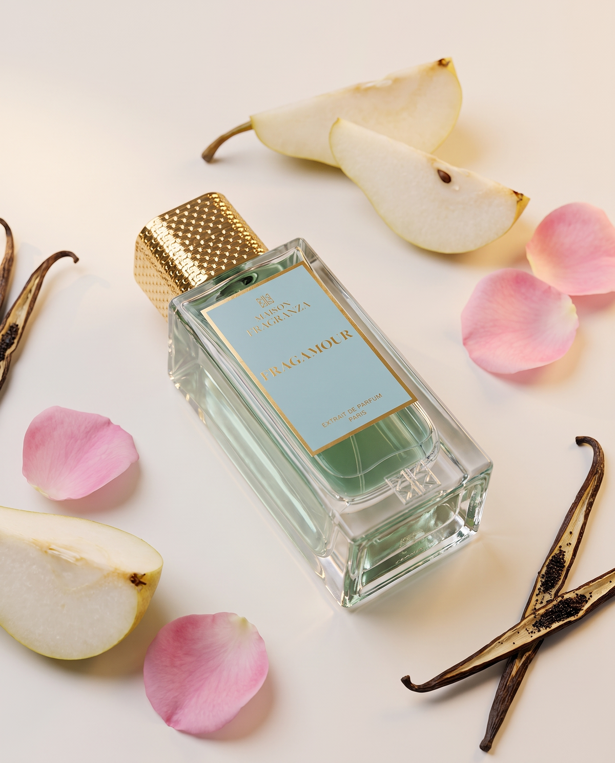 Fragamour - poire, rose de Damas et vanille