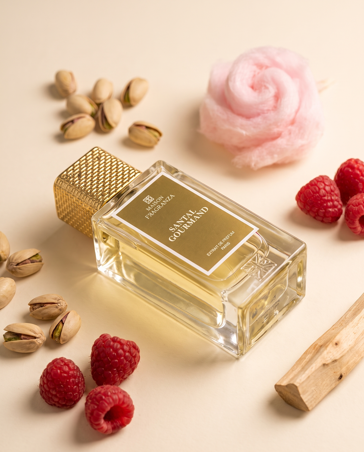 Santal Gourmand - pistache, framboise et santal