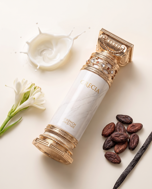 Grecia - lait, tubéreuse et cacao
