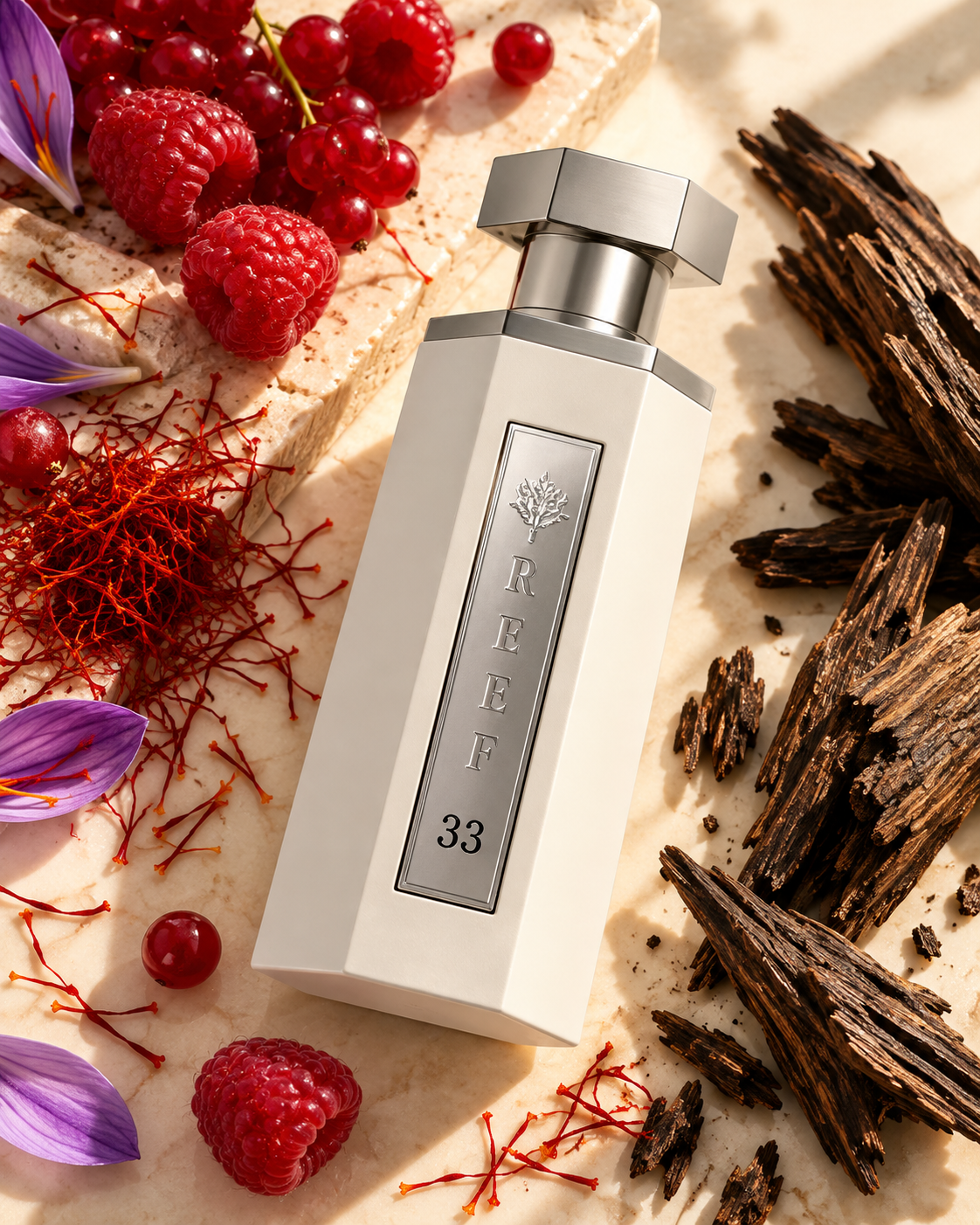 REEF 33 White — fruits rouges, safran et bois d'oud